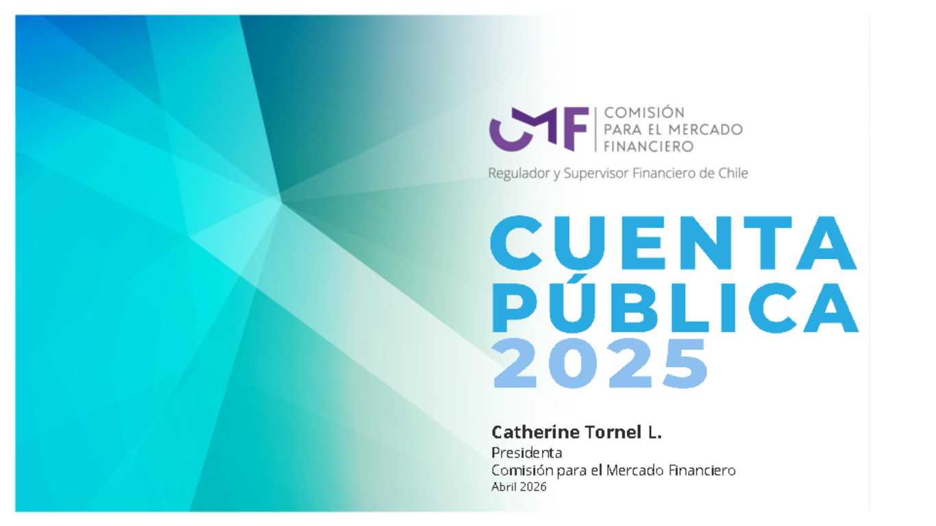 Cuenta Pública CMF 2025