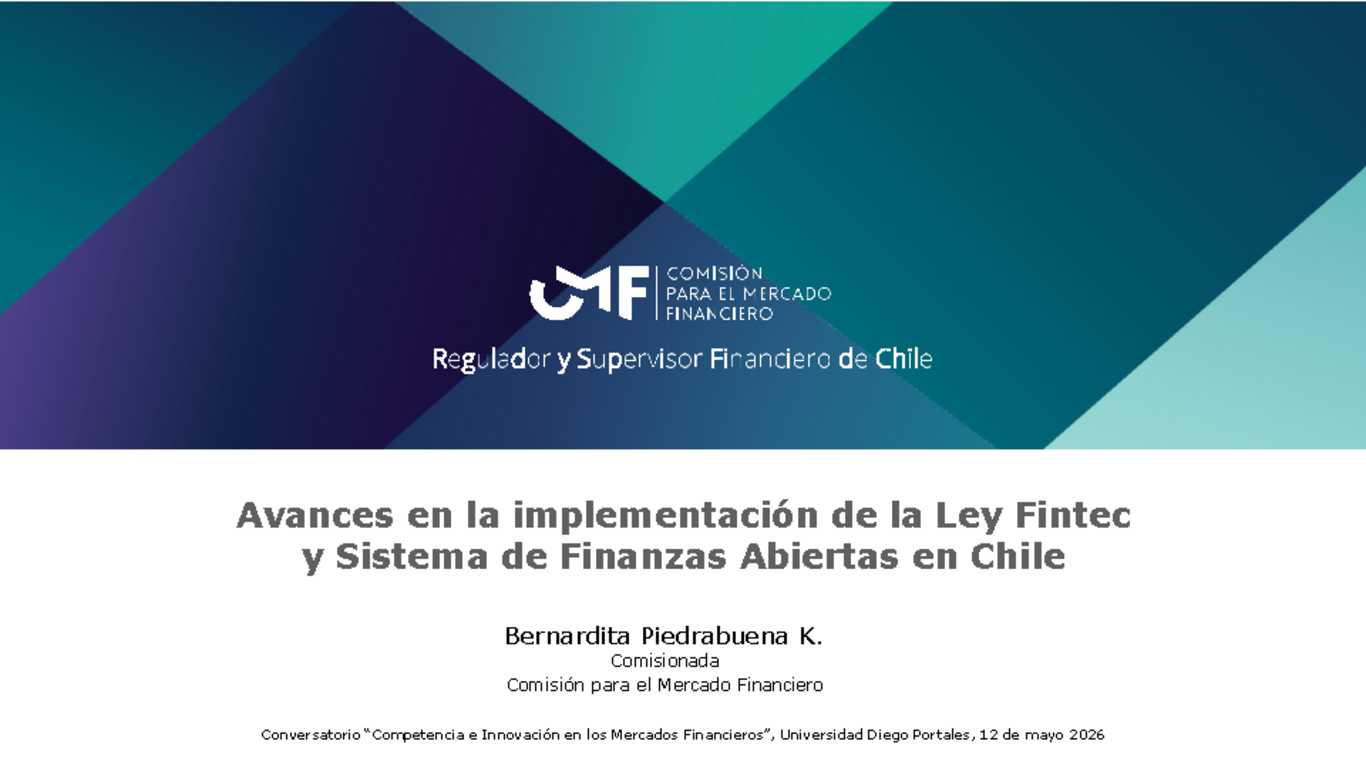 Avances en la implementación de la Ley Fintec y Sistema de Finanzas Abiertas en Chile
