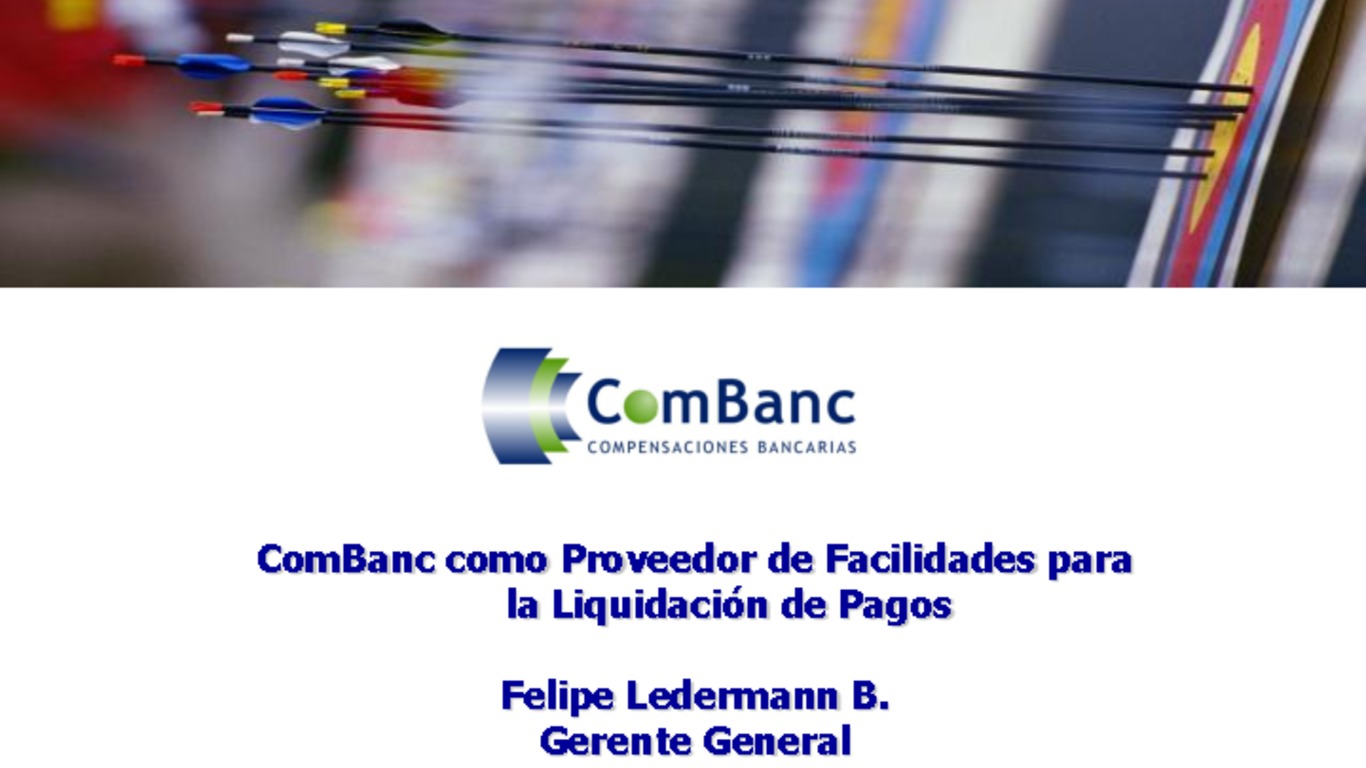 Seminario: Reforma al Sistema de Compensación y Liquidación de Valores. Presentación de Felipe Ledermann. 14 de mayo de 2009