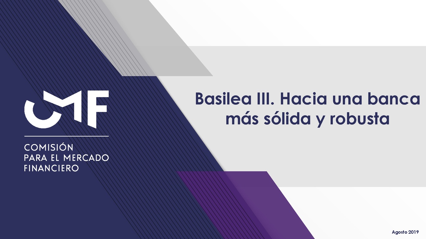 Presentación "Basilea III. Hacia una banca más sólida y robusta"