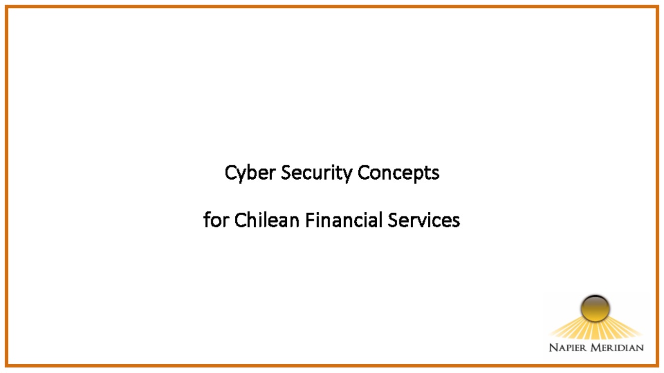 Conferencia Ciberseguridad Mind the Gap. Presentación "Non-regulated approaches to cyber security in national finance systems"