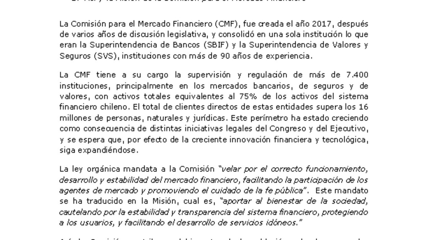 Presentación del Presidente Joaquín Cortez y la Comisionada Bernardita Piedrabuena ante la Convención Constitucional: Rol y Misión de la CMF en el desarrollo del país
