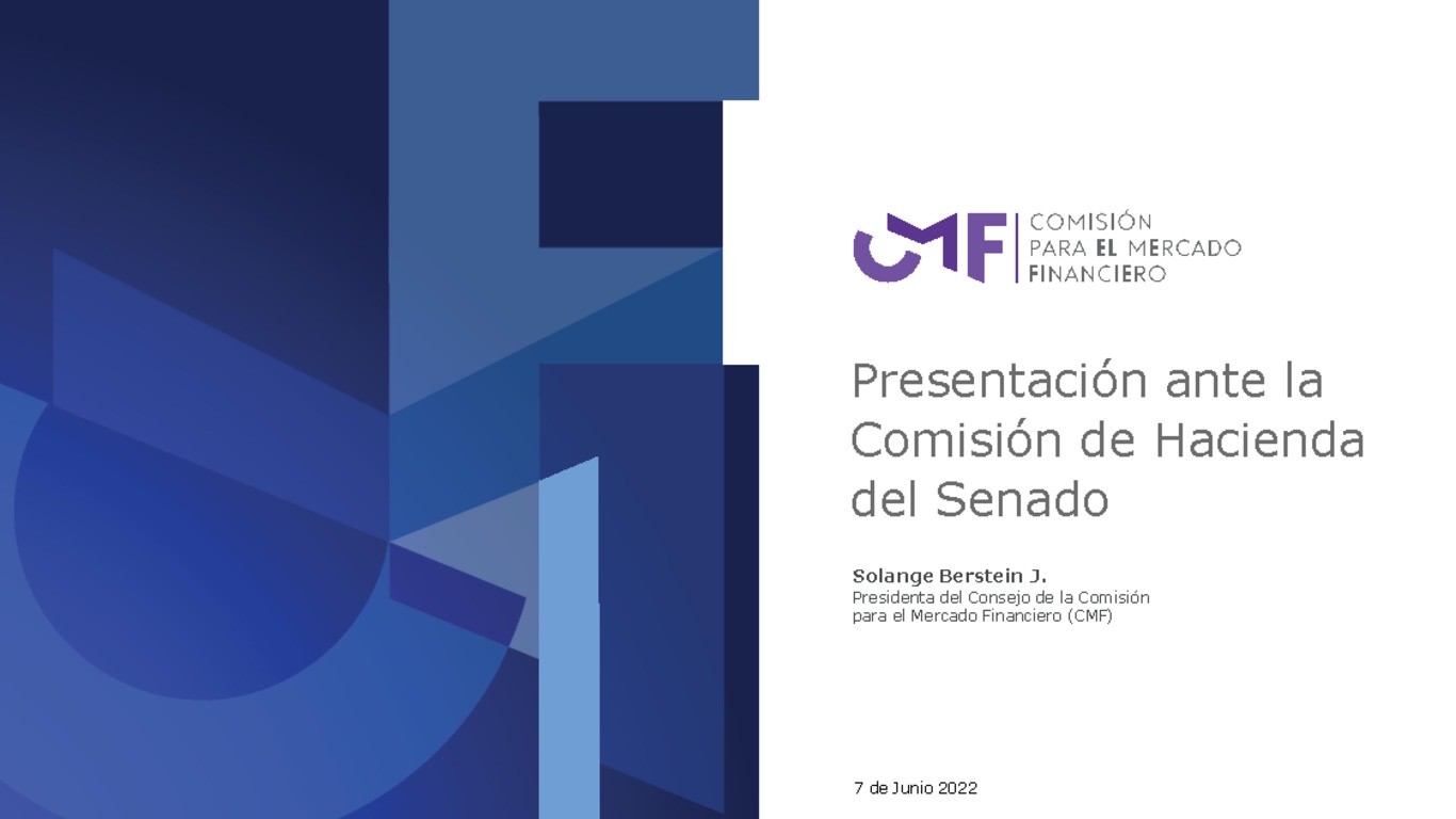 Consejo presenta Informe Anual 2021 ante Comisión de Hacienda del Senado