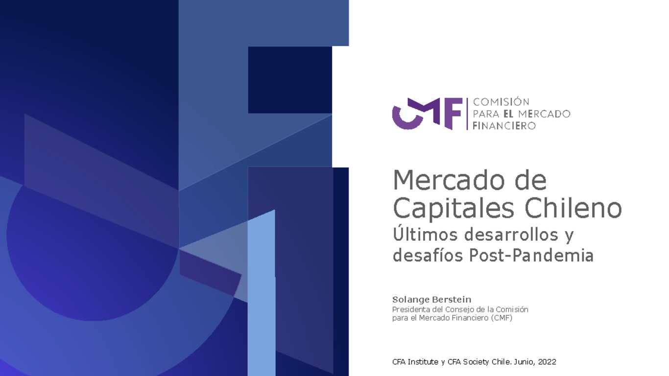 Mercado de Capitales Chileno últimos desarrollos y desafíos Post Pandemia