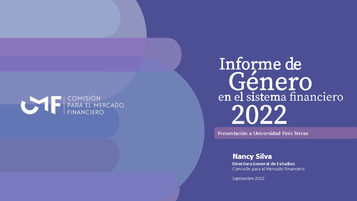 Presentación "Informe de Género en el Sistema Financiero"