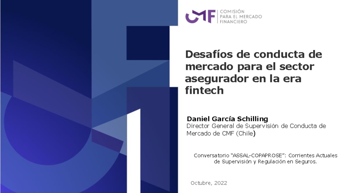 Desafíos de conducta de mercado para el sector asegurador en la era fintech