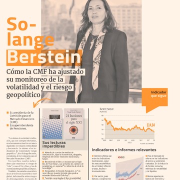 "Solange Berstein: Cómo la CMF ha ajustado su monitoreo de la volatilidad y el riesgo geopolítico"