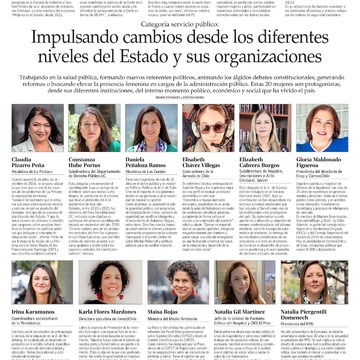 Reconocimiento 100 Mujeres Líderes 2022, Presidenta Solange Berstein