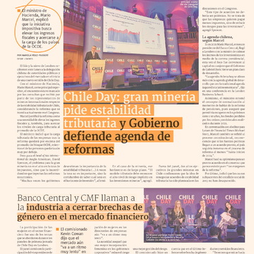 Banco Central y CMF llaman a cerrar brechas de género en el mercado financiero. Comisionado Kevin Cowan en Chile Day London 2022