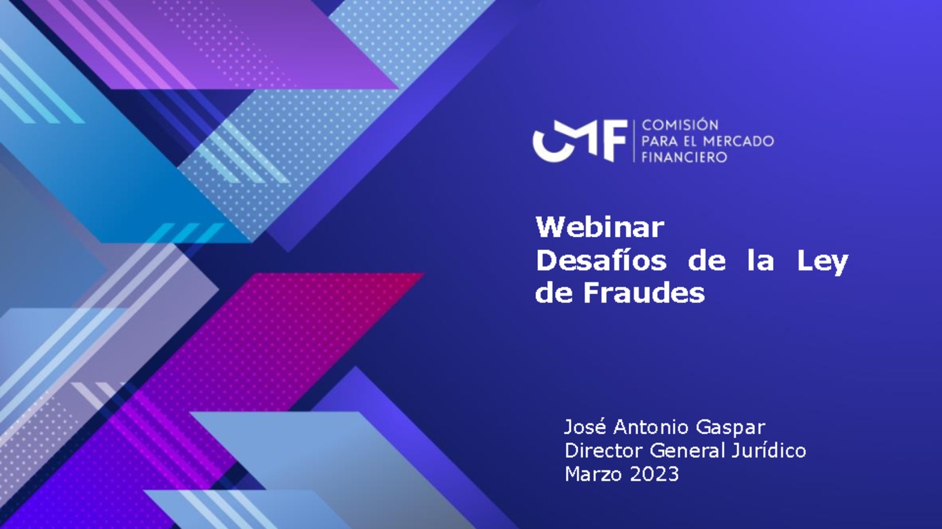 Webinar sobre el "Desafío de la Ley de Fraudes"