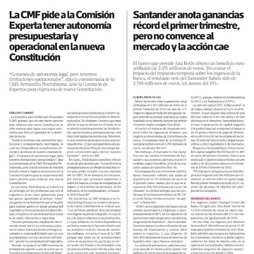 La CMF pide a la Comisión Experta tener autonomía presupuestaria y operacional en la nueva Constitución