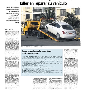 Conozca cuánto tiempo demora un taller en reparar su vehículo