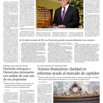 Actores financieros: claridad en reformas ayuda al mercado de capitales