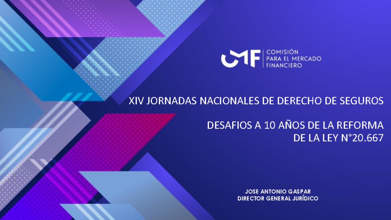 XIV Jornadas Nacionales de Derecho de Seguros en la charla sobre “desafíos a 10 años de la reforma a la ley 20.667”