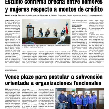 Estudio confirma brecha entre hombres y mujeres respecto a montos de crédito