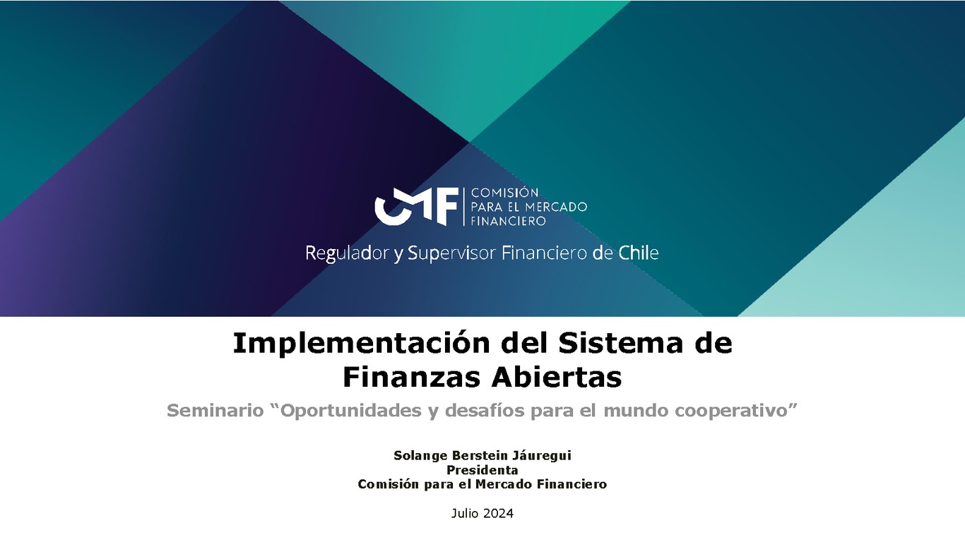Implementación del Sistema de Finanzas Abiertas
