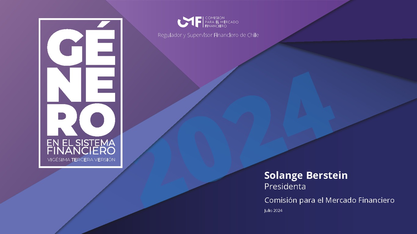 Lanzamiento regional Informe de Género en el Sistema Financiero 2024