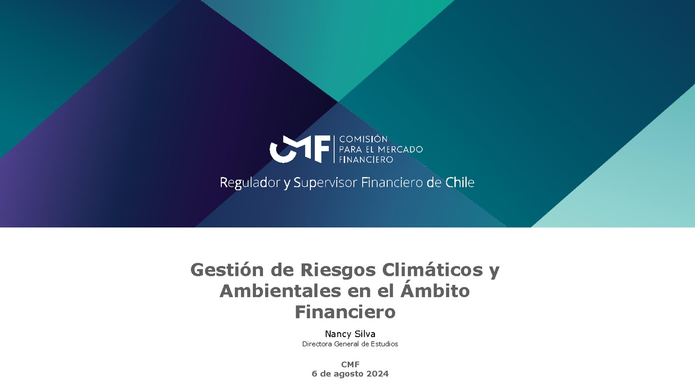 Gestión de Riesgos Climáticos y Ambientales en el Ámbito Financiero