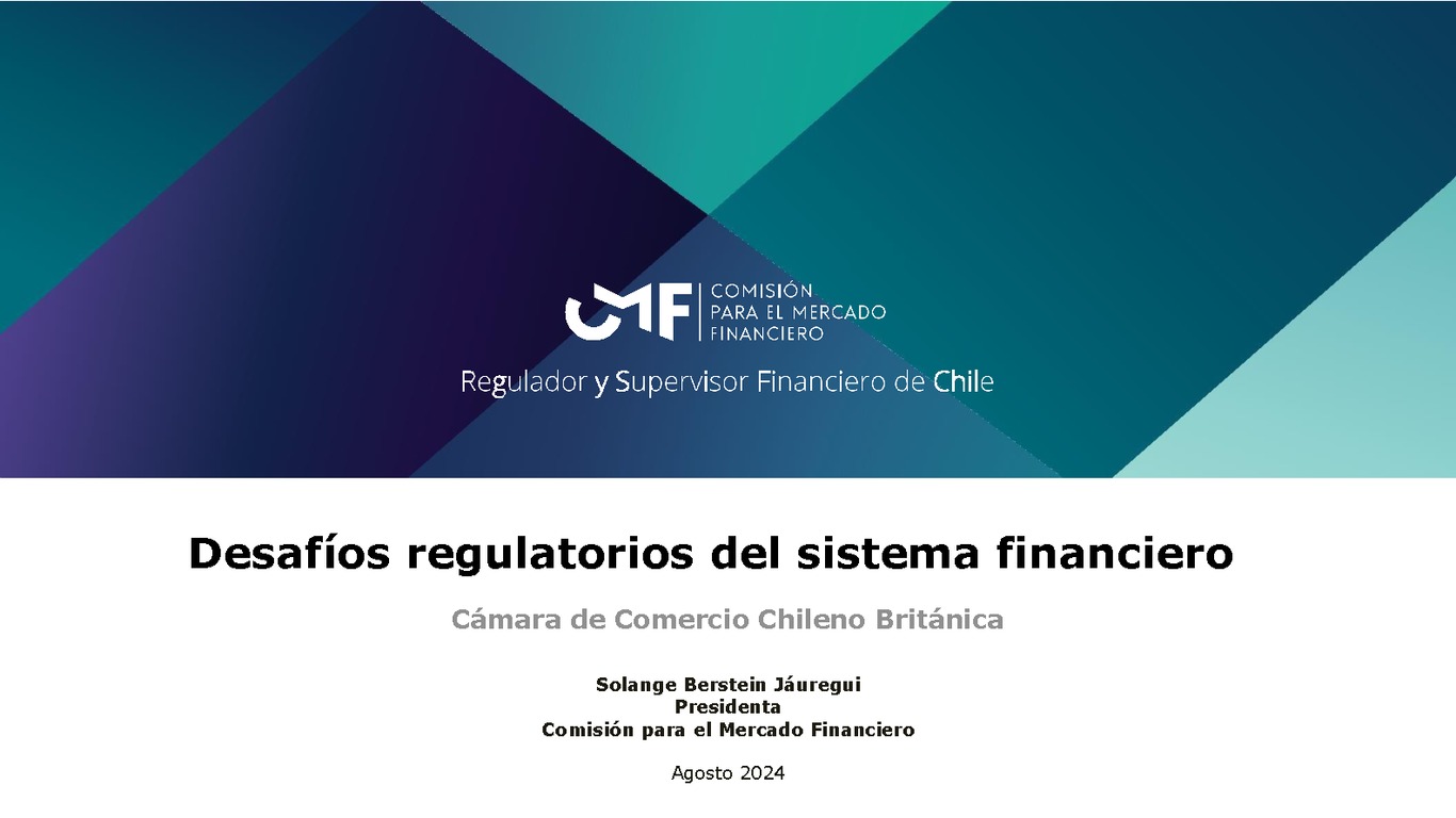 Desafíos regulatorios del sistema financiero