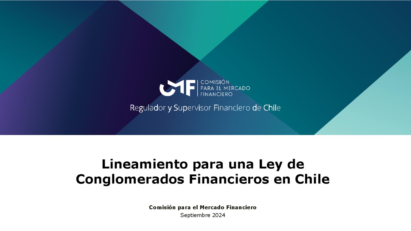 Lineamiento para una Ley de Conglomerados Financieros en Chile