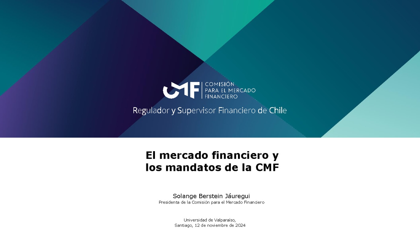 El mercado financiero y los mandatos de la CMF