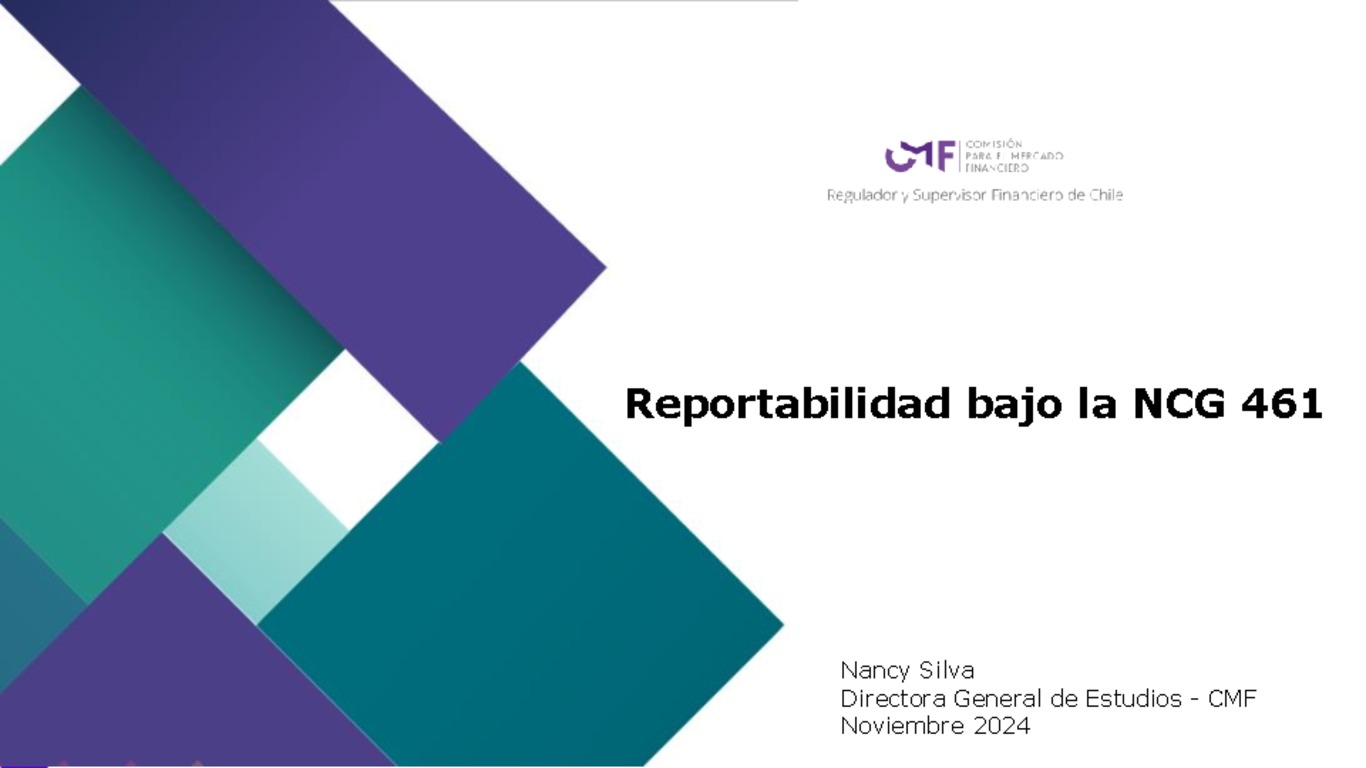 Reportabilidad bajo la Norma de Carácter General  Nº461