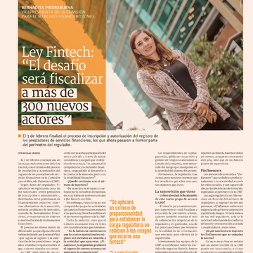 Ley Fintec: “El desafío será fiscalizar a más de 300 nuevos actores”