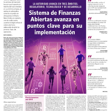 Sistema de Finanzas Abiertas avanza en puntos clave para su implementación