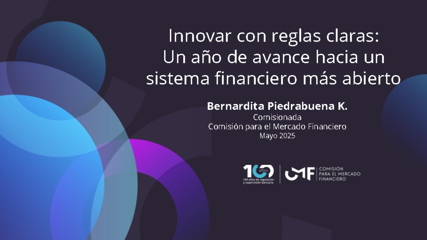 Innovar con reglas claras: Un año de avance hacia un sistema financiero más abierto