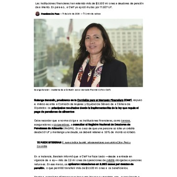 Ley "Papito Corazón": CMF fiscaliza retención de $5.500 millones y defiende multas a bancos