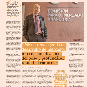 CMF estrena agenda de desarrollo de mercado: internacionalización del peso y profundizar renta fija como ejes