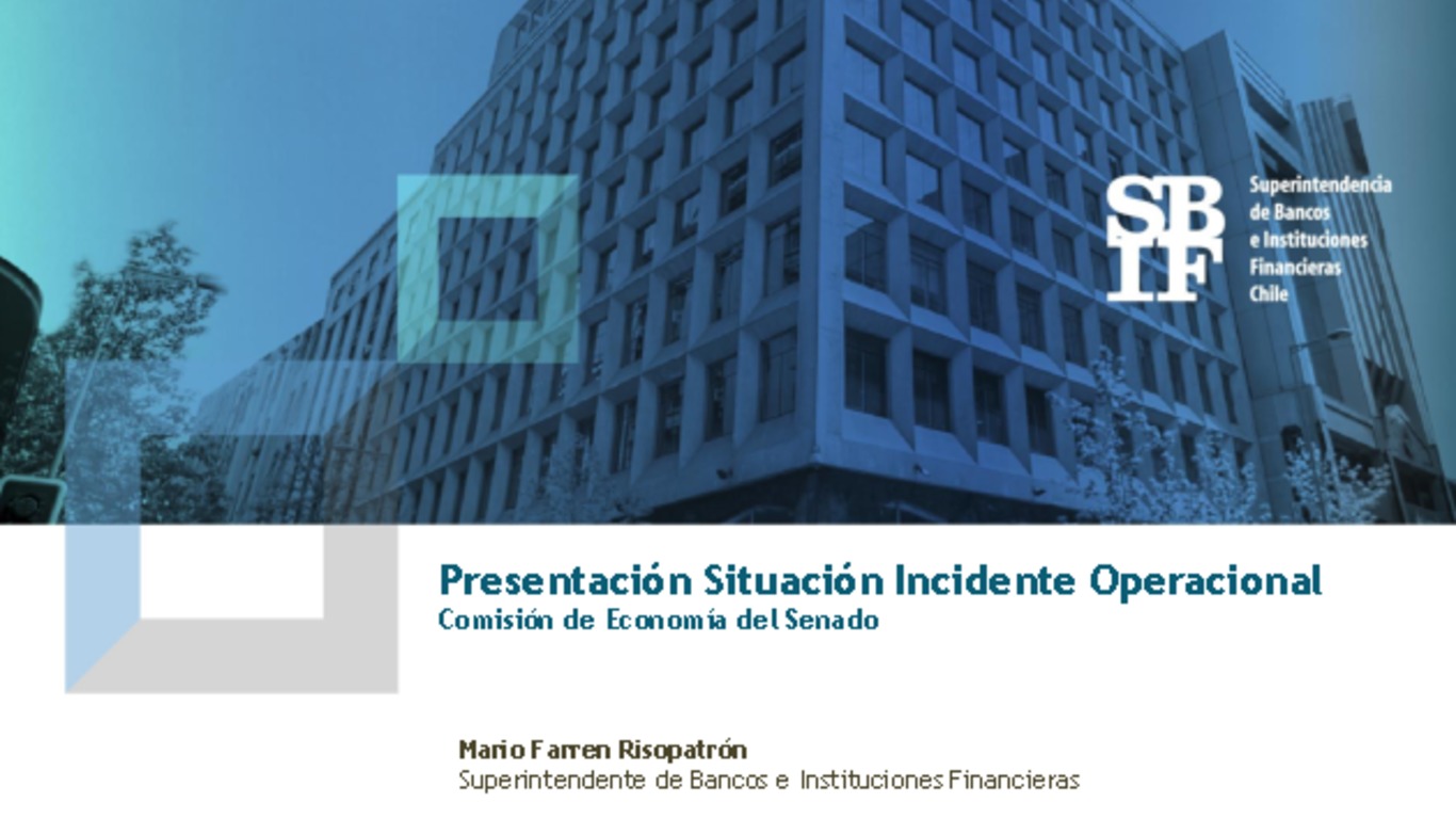 Presentación: Situación Incidente Operacional