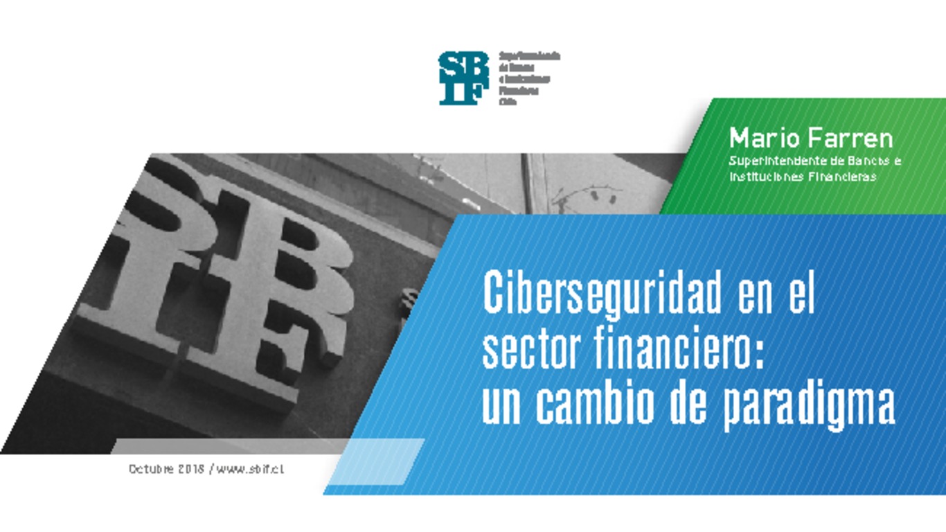 Presentación Ciberseguridad en el sector financiero: un cambio de paradigma