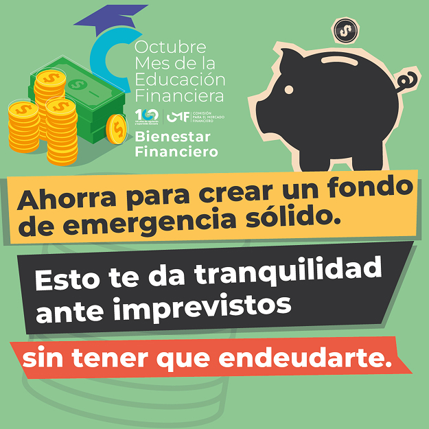 Tip del día: Ahorra para crear un fondo de emergencia sólido. Esto te da tranquilidad ante imprevistos sin tener que endeudarte.