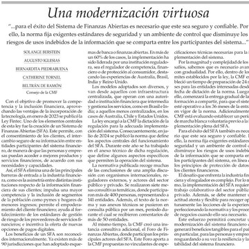 Una modernización virtuosa