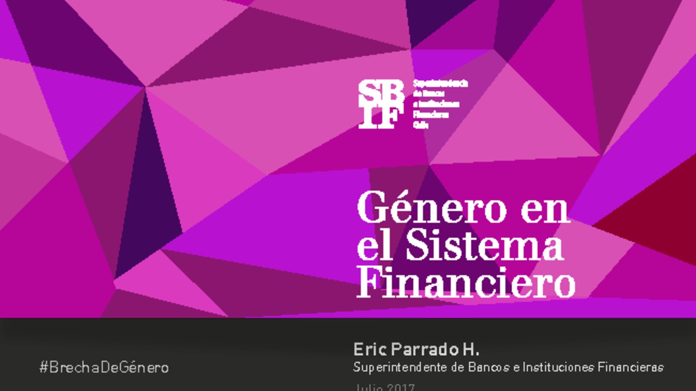 Presentación: Género en el Sistema Financiero