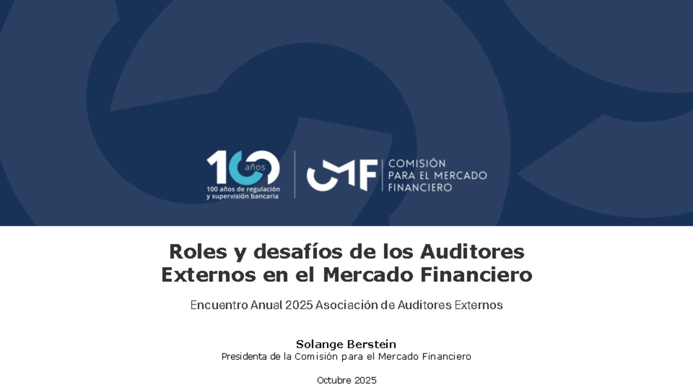 Roles y desafíos de los Auditores Externos en el Mercado Financiero