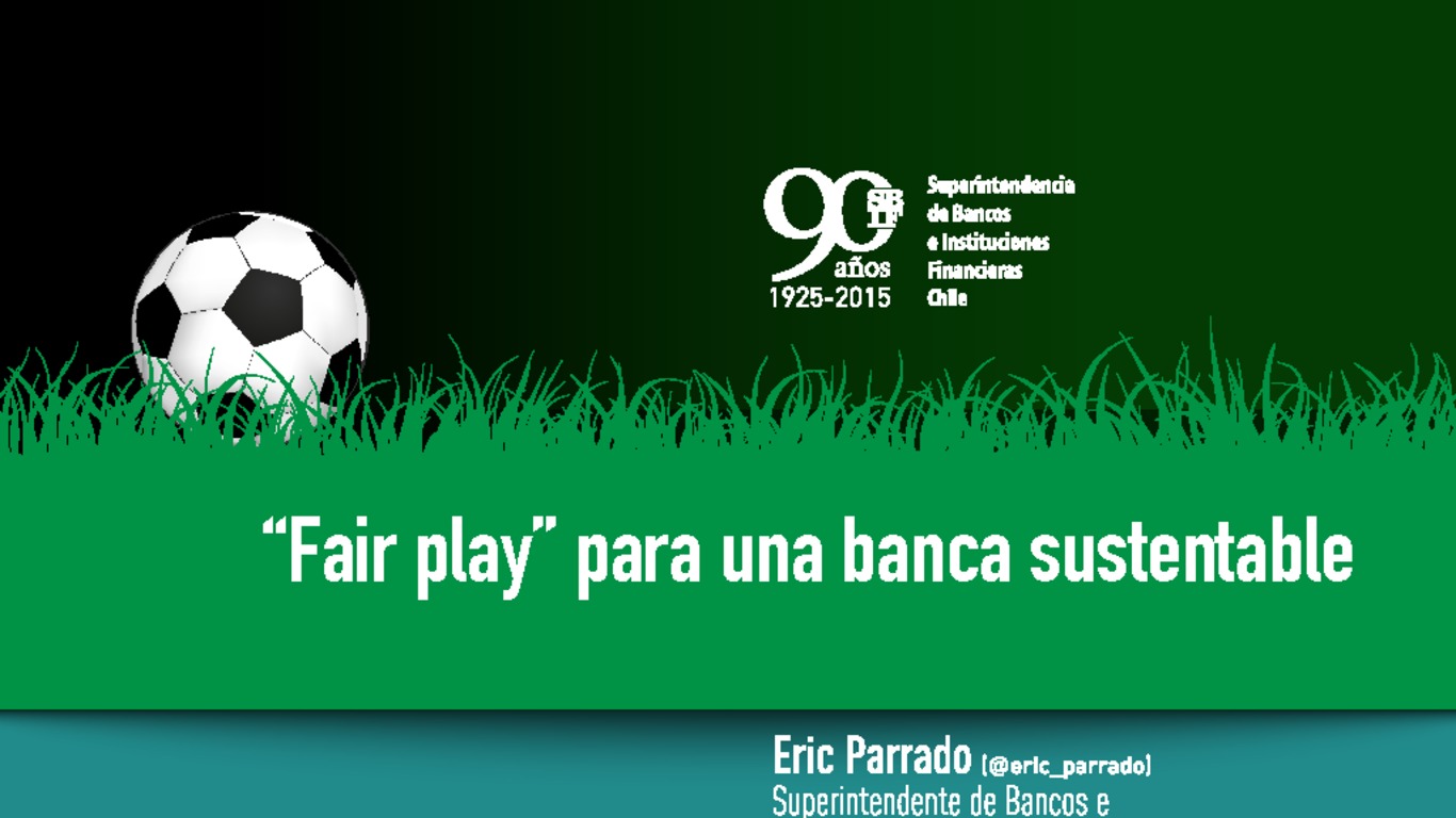 Presentación "Fair play" para una banca sustentable