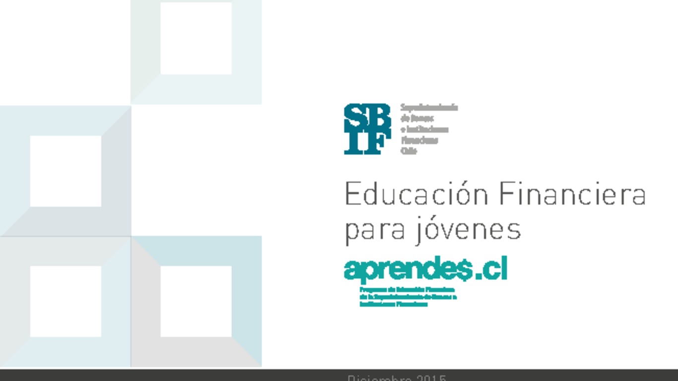 Presentación "Educación financiera para jóvenes"