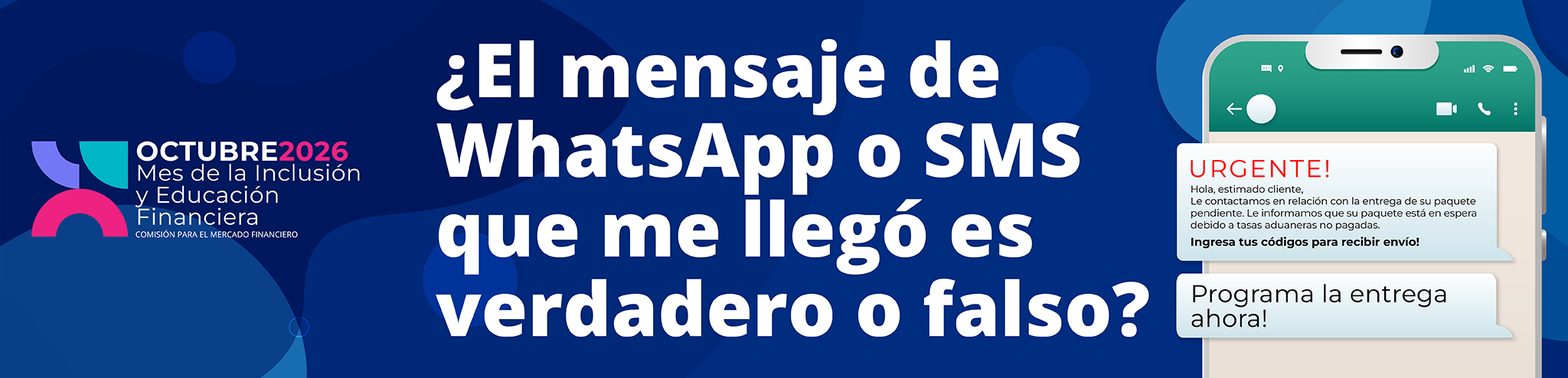 ¿El mensaje de WhatsApp o SMS que me llegó es verdadero o falso? ¿El mensaje de WhatsApp o SMS que me llegó es verdadero o falso?