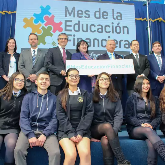 Ministro de Hacienda y autoridades del Mercado Financiero inauguraron hoy el Mes de la Educación Financiera