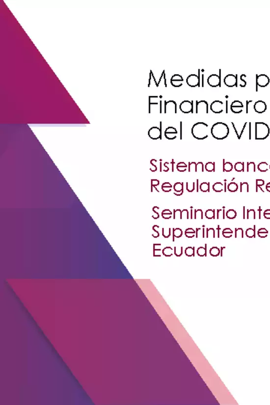 Presentación "Medidas para el Mercado Financiero en el contexto del COVID-19" - Christian Larraín