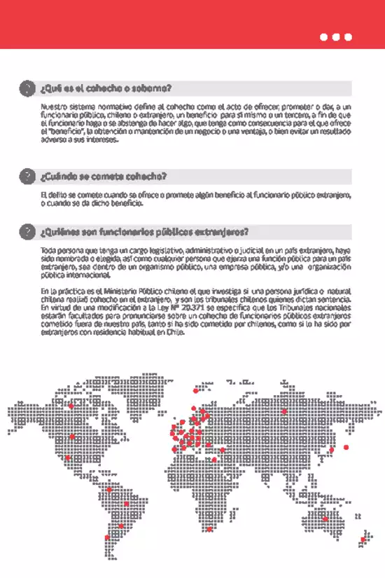 Tríptico sobre el cohecho