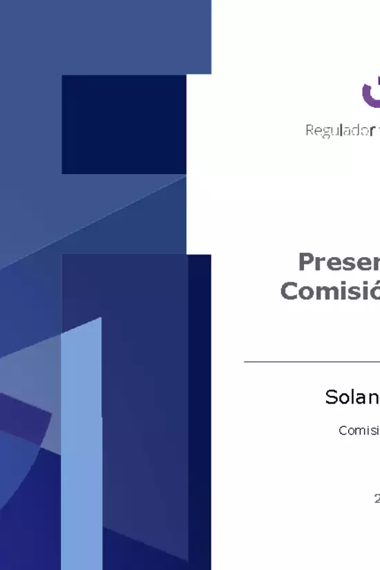 Presentación Presidenta Solange Berstein en Comisión de Hacienda de la Cámara de Diputados y del Senado