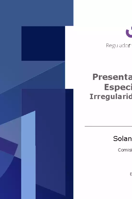 Presentación ante Comisión Especial Investigadora Irregularidades en el SII y la CMF