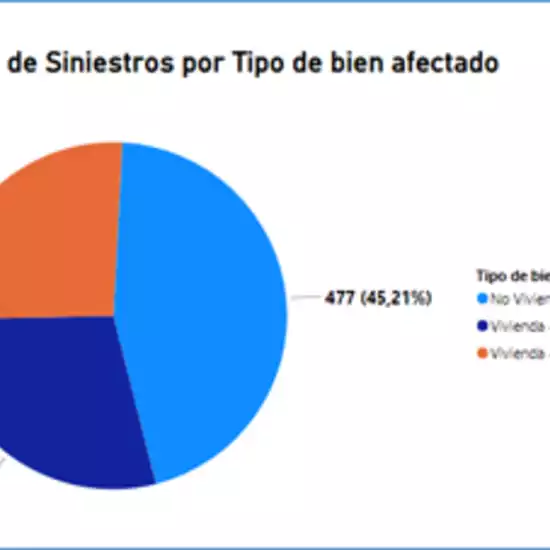 CMF reports on claims filed before insurance companies derived from forest fires in the Valparaíso Region