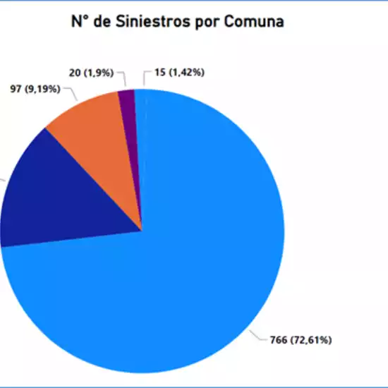 CMF reports on claims filed before insurance companies derived from forest fires in the Valparaíso Region