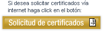 Solicitud de certificados